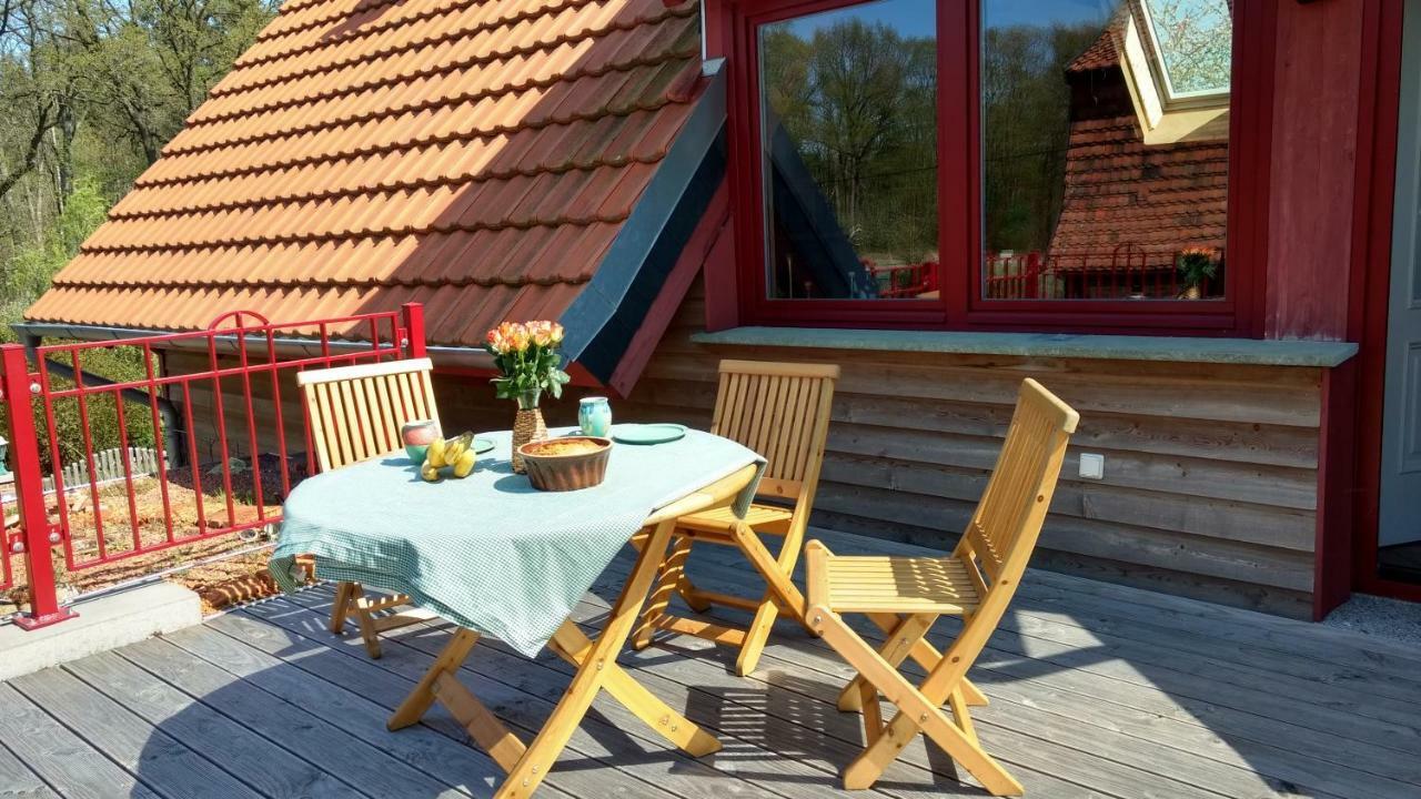 Ziegeleihof Inmitten Von Wiesen Und Waeldern Degenershausen Extérieur photo